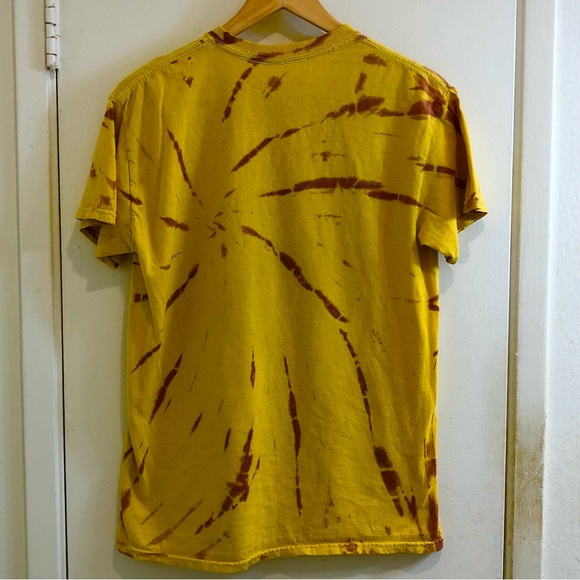 Sublime Short Sleeve Tie-Dye T-Shirt Flaming Sun Mushroom Long Beach Size Small. - Picture 8 of 12